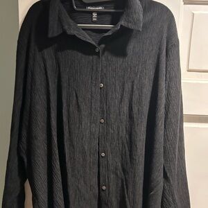Eileen Fisher Charcoal Men's Shirt Jacket